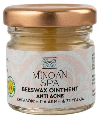 Produktbild von MINOAN SPA 12100 - Bienenwachs Salbe gegen Akne 40g, Naturkosmetik von Kreta