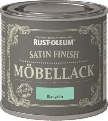 Produktbild von Rust-Oleum Satin Finish Möbellack Blaugrün 125 ml