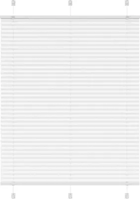Zdjęcie produktu dla Roleta plisowana biała 110x150 cm Szerokość tkaniny 109,4 cm