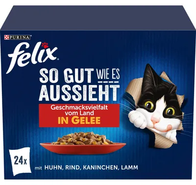Produktbild von FELIX So gut wie es aussieht Geschmacksvielfalt, 96er Pack (4 x 24 x 85g)
