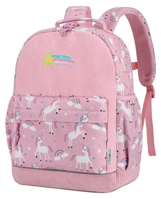 Immagine prodotto di Zaino per bambini Kinder, colore rosa, motivo unicorno, taglia media, adatto a bambini dai 3 ai 6 anni, dimensioni 38 cm