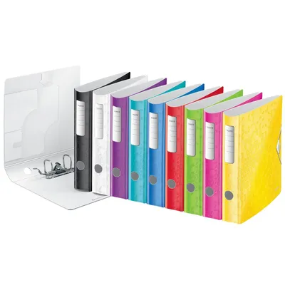 Image de LEITZ 11070026 LEITZ Active WOW 1107 Classeur à levier rouge plastique 6,5 cm DIN A4