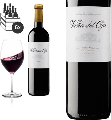 Produktbild von 6er Karton 2017 Rioja Reserva Vina del Oja von Bodegas Senorio de Arana - Rotwein