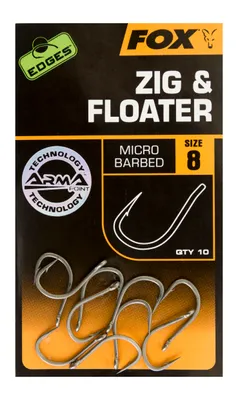 Produktbild von Fox Edges Armapoint Zig & Floater Hooks - 10 Karpfenhaken, Größe:8