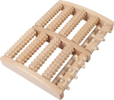 Produktbild von Fußmassageroller Holz, Fußmassagegerät, fördert die Durchblutung und dient der Vorbeugung und Linderung von Schmerzen