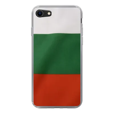 Produktbild von MuchoWow® Handyhülle Schutzhülle Hülle für iPhone 8 Nahaufnahme der Flagge von Bulgarien Silikon Softcase Handy Hülle - Schutzhaube