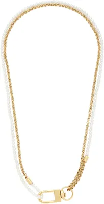 Image de Leonardo Jewels Collier 48 or Lucinda, chaîne, chaîne de bijoux, bijoux de mode, acier inoxydable IP or, perles de coquillage, 024329
