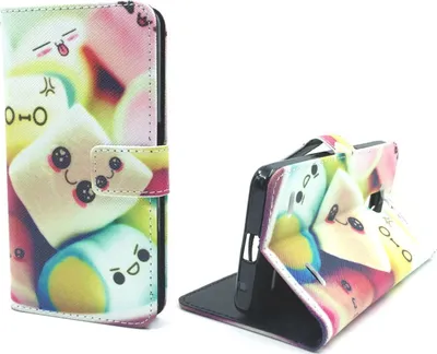 Produktbild von Handyhülle Tasche für Case Handy ZTE Blade V7 Lite Schriftzug Marshmallows