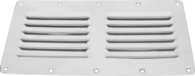 Image de Grille d'aération marine en acier inoxydable 304 avec vis pour bateaux 230 X 115mm / 9.1 X 4.5in