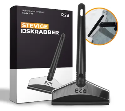 Productafbeelding van R2B IJskrabber Auto Extra Breed 14 cm - Aluminium & Kunststof