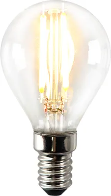 Produktbild von Olucia SORNA P45 - E14, dekorative LED-Glühbirne - 4 W - 2700 K - Dimmbar - Transparent