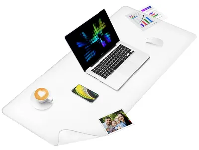 Zdjęcie produktu dla Przezroczysta podkładka pod biurko wykonana z PVC, o wymiarach 60 x 40 cm