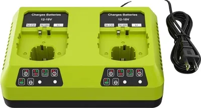 Obrázok produktu pre Lítium-iónová batéria, kapacita 6000 mAh, kompatibilná s 18 V, nabíjačka 6 A