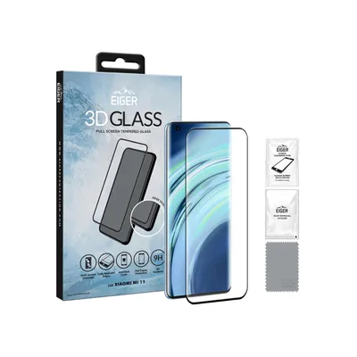 Obrázok produktu pre Eiger 3D GLASS Full Screen tvrdené ochranné sklo na displej pre Xiaomi Mi 11 (EGSP00700)