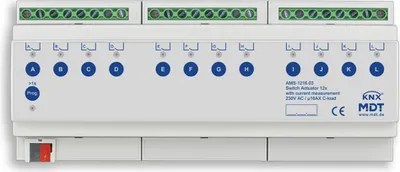 Produktbild von MDT Schaltaktor 12-fach 12TE REG 16 A 230 V AC C-Last