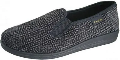 Produktbild von Fischer Markenschuhe Frank Herrenschuhe Hausschuhe Hausschuh Schwarz Freizeit, Schuhgröße:41 EU