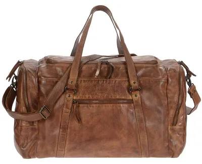 Produktbild von Bear Design Reisetasche Herren Leder braun Sporttasche Weekender Cow Lavato
