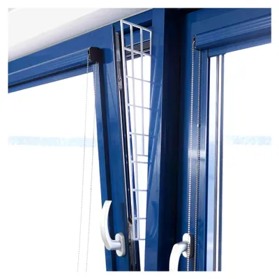 Produktbild von Fensterschutzgitter - oben/unten - ausziehbar - 75-125 x 16 cm, weiß