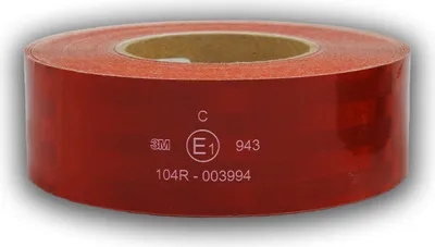 Produktbild von 3M Konturmarkierung 943 Festaufbauten 50m Rolle(rot)