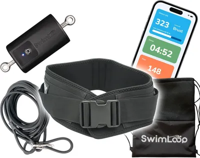 Produktbild von SwimLoop Schwimmgurt mit KI Schwimmtrainer und App