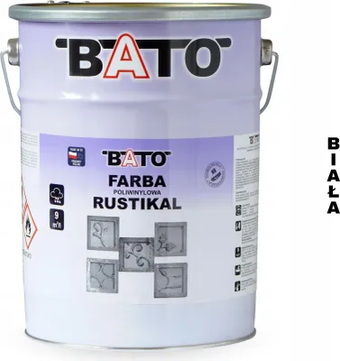 Obrázek produktu pro Polyvinylová barva na kov BATO RUSTIKAL bílá 5L