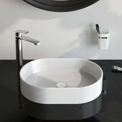 Produktbild von AM.PM Aufsatzwaschbecken Func Waschbecken Weiß, 51 cm