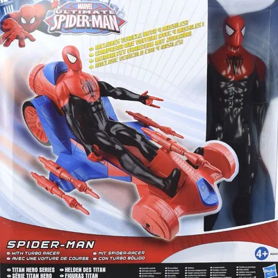 Produktbild von Hasbro A8491EU40, 4 Jahr(e), Spider-Man, Rot, Blau, Schwarz, Kunststoff