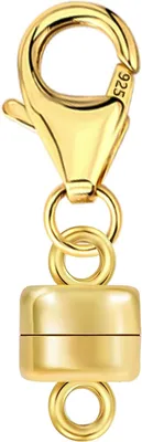 Imagen del producto de Cierre magnético para joyería, chapado en oro de 14K, 20 mm, para collares y pulseras