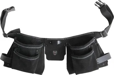 Produktbild von Famanu Werkzeugtasche mit 7 Fächern - Schwarz