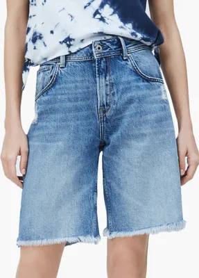 Produktbild von Damen Shorts Pepe Jeans Violet Denim Bermudashorts W25