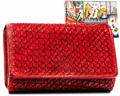 Produktbild von Rovicky Portemonnaie aus Leder für Frauen Dëlirim rot One size