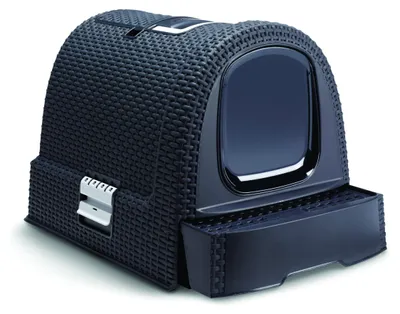 Produktbild von Curver Eco-Friendly Katzentoilette, Farbe:anthrazit