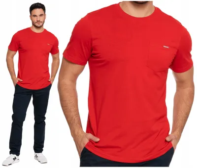 Produktbild von T-Shirt - Herren T-Shirt Größe XXL - Baumwolle T-Shirt rot - rotes T-Shirt - T-Shirt kurzarm