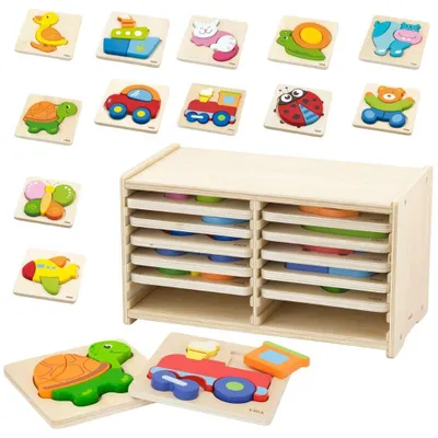 Immagine prodotto di Puzzle in legno Viga 12 tavole