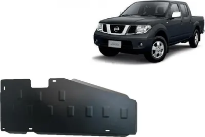 Produktbild von Stahl Unterfahrschutz für Kraftstofftank Nissan Navara D40
