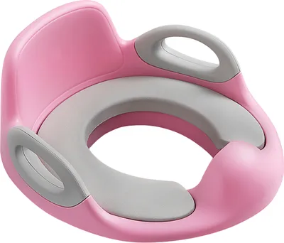 Produktbild von YUENFONG Toilettensitz Kinder Toilettentrainer, Baby Potty Training WC Aufsatz mit Griff und Spritzschutz, für ab 12 Monate Jungen und Mädchen, Rosa