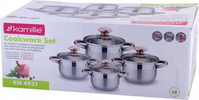Produktbild von Töpfe Set 8-teiliges Topfset Induktion KAMILLE