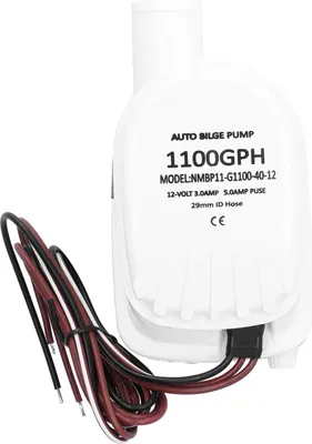 Zdjęcie produktu dla 12 V 1100gPH Automatyczna zanurzeniowa pompa zęzowa Wysokowydajny wyłącznik pływakowy