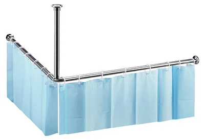 Zdjęcie produktu dla Drążek prysznicowy Bemeta Hotelowy narożnik 900 x 900 mm stal nierdzewna