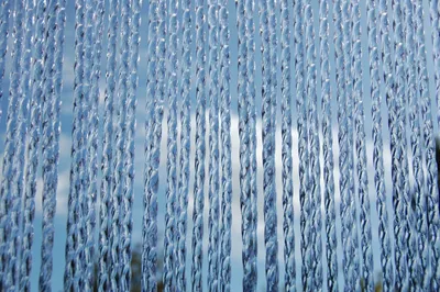 Produktbild von La Tenda RIMINI 1 XL Streifenvorhang transparent,Maße:120 x 230 cm