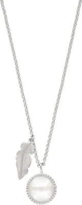 Produktbild von Engelsrufer ERN-GLORY-FEDER Damen Collier Feder 925 Silber weiß 50 cm