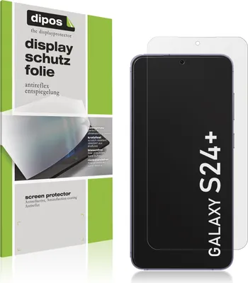 Produktbild von 4x Schutzfolie für Samsung Galaxy S24+ matt Displayschutzfolie Folie Display Schutz dipos