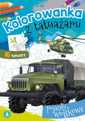 Immagine prodotto di SKRZYAT Libro da colorare con tatuaggi. Veicoli militari 74697