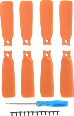 Produktbild von 8pcs Drohnenpropellerblätter Ersatz 4022f Farbflügel Ersatzteile Zubehör für Flip Orange