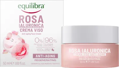 Obrázek produktu pro Equilibra Rosa Rose krém proti stárnutí s kyselinou hyaluronovou 50ml