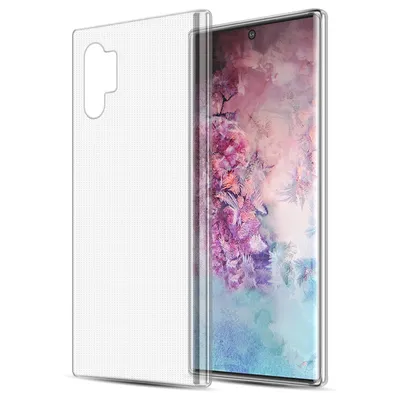 Immagine prodotto di Cadorabo cover per Samsung Galaxy NOTE 10 PLUS cover protettiva in TPU trasparente custodia in silicone cover case
