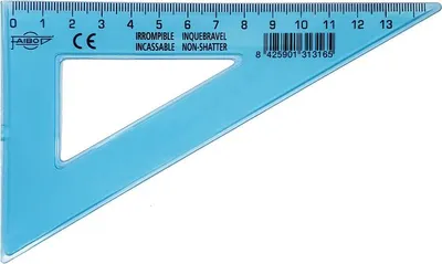 Produktbild von Fapi Geodreieck 16cm/60 Unzerbrechlich 31316K