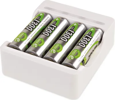Produktbild von Ansmann Ladegerät Basic IV inkl. 4 x AA 1300mAh Akku 1001-0120-01