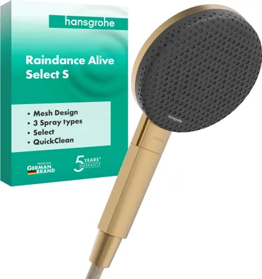 Obrázok produktu pre hansgrohe Raindance Alive Select S 125 3jet ručná sprcha, 1 kus.