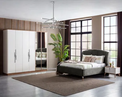 Obrázek produktu pro ložnicový set kompletní postel 2x noční stolek Moderní 3ks